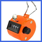 -z086 Orange Color Handheld Tally Counter Digit Display For 610395172086