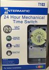 T103 120-volt Intermatic New Dpst 24 Hour Mechanical Time Switch