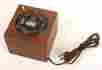 640e Cramer Controls Corp Vtg Running Time Meter Timer In Wood Case Works Perfectly