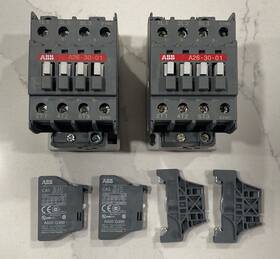 A26-30-01 Abb 2 Pack Contactor 110vac Coil Nc Terminal Plus Aux Contactors No