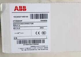 1sca022710r0100 Abb Ot250e03p 1pcs Switch Disconnector 250a
