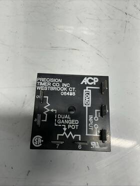 607-e50 Acp Precision Timer Co Percent 5 Min Cycle 120vac. X-975