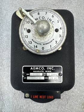 Mar-15s Aemco Reset Timer - Model 10 Amp Contact 115 Vac Coil