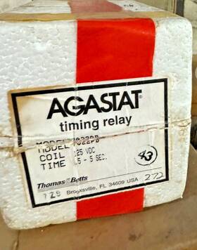 7022-pb Agastat 7022pb Timer .5-5 Sec 120vdc Coil - New In Box