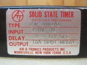 Tdr-1001a1 Air-o-tronics Aot Solid State Timer 120vac .2- 1.2 Seconds 7877