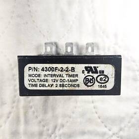 4300f-2-2-b Artisan Controls Interval Timer 12v Dc 1a 2-second Delay Used