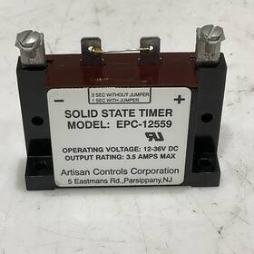 Epc-12559 Artisan Controls Corporation Solid State Timer 12-36v Dc 3.5a P7p