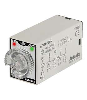 Atm4-530s Autonics Miniature Analog Timer Inch Us Stock