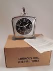 Bit-2 Franklin Luminous Dial Interval Timer With Original Box Tested Works