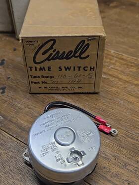 110-60-1 Cissell M-144 Vintage Nos Oem Time Switch 110-60-1/3 5c1