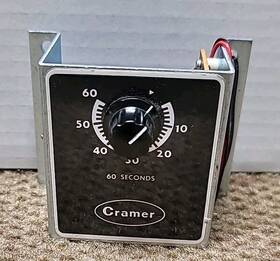 3810 Cramer 60 Second Timer Type A 115 V - New Old Stock