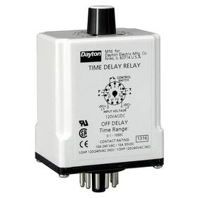 24en88 Dayton Sinfuntimedelayrelay 24vac/dc 11pins