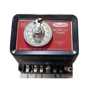 2e333 Dayton An Automatic Reset 60 Second Interval Timer 120v 60hz 9w