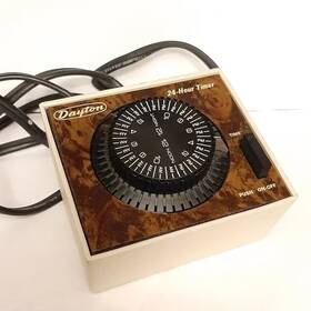 2e388a Dayton Vintage 24hr Multiple Automatic Program Timer Made In Usa Model
