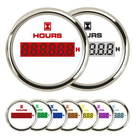 132244 Dunkteam 52mm 2 Inch Hour Meter For Marine Boat Car Motorcycle Gauge Timer... Fast Ship