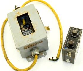 Da2319a3 Eagle Signal Controls Timer Relay Electro-meters Miniflex - Untested Custom Box