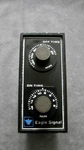 Da2118a6 Eagle Signal Controls Miniflex Timer - Made In Usa Davenport Iowa