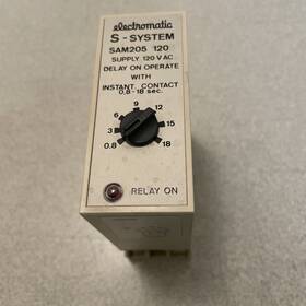 Sam205-120 Ele Ctromatic Electromatic Sam205 120 0.8-18 Sec 120vac Timer