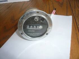 J12n-6 Engler Instrument Co. - Hour Meter Model 12v Ts Dc