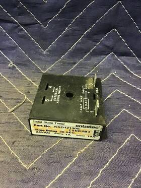 Ksd12130s Entrelec Solid State Timer Black 1 Amp 24vac Td 30sec - Used