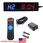 Ffv1178179 Led Programmable Crossfit Interval Timer Stopwatch Wall Clock Fitness