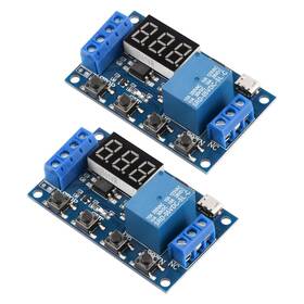 Gxma0087-003 Foriot 2pcs 5v Micro Usb Timer Relay Dc 6-30v Programmable Cycle Delay Switch