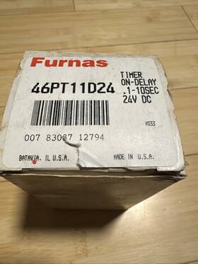 46pt11d24 Furnas Timer 24dc New Original In Box