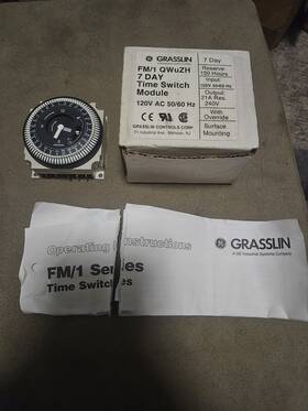 02.76.0076.1 Gr Sslin New Fm/1 Qrwuzh Analog Timer Module 220-240vac 21a Read Desc