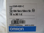 12s-120s-12min-120min-12hr H3am-nsr-c Omron Timer 100-240vac