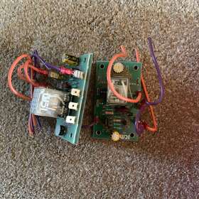 Mor24a2y480 Icm Controls Lot Of 2 Liebert Delay Timer Circuit Board 10 Amp 24 Vac 1/6 Hp