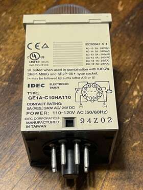 Ge1a-c10ha110 Idec Electronic Timer
