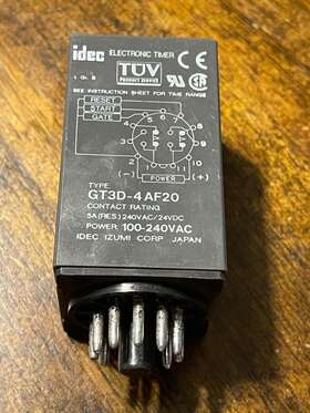 Gt3d-4 Idec Electric Timer Type Af20