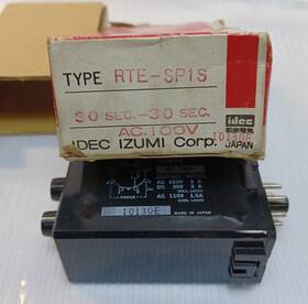 Rte-sp1s Idec Electronic Cr Timer Rte-ac. 100v 30 Sec-30 Sec 10130f