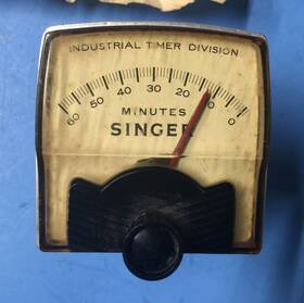 Mtd-60 Industrial Timer Corporation Singer Mtd 60 Min 120v With Bracket Nos Vintage