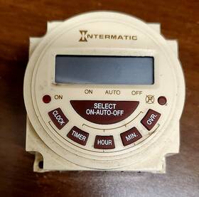 Pb314e Intermatic 314e 24-hour 240v Electronic Panel Mount Timer Model #pb314e