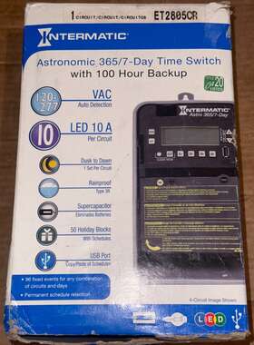 Et2805cr Intermatic 365/7-day Astronomic Dusk And Dawn