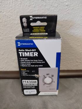 Intermatic Ff430m Spring Wound Mechanical Timer Set 30 Minutes