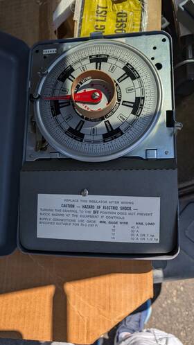 V-46402 Intermatic New Old Stock # 7-day Dial Time Switch 4-pole Single Throw