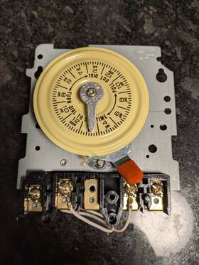 Wg1571-5 Intermatic T104m Mechanical Time Switch Mechanism 24-hour 208-277v Dpst New