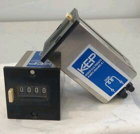 E14.11 Kep 2x Kessler Ellis Products Timer Meter Counters 12v 25 Counts/sec