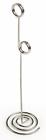 Loop2slv Tall Wire Spiral Memo Clips With Loops And Scroll Base