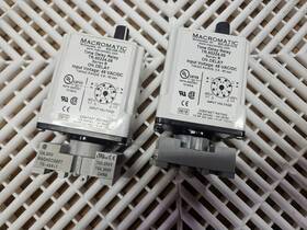 Tr-50224-08 Macromatic Qty 2 Time Delay Relays 0.6s - 60s Range Socket Base