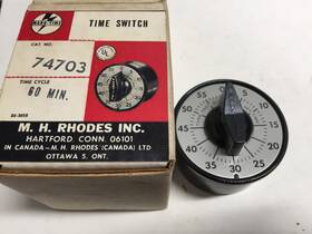 74703 Mark Time New Mh Rhodes Mechanical Timer Switch 60 Minutes