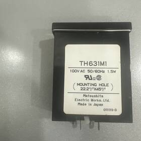 Th631m1 Matsushita Electric Hour Panel Meter 100 Vac 50/60 Hz 1.5 W