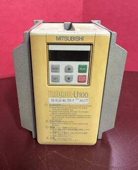 Fr-u120-n0.75k-f Mitsubishi As Is Untested Freqrol-u100 Inverter