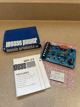 Mpi-23 Moose Products Vintage Power Siren Control Timer Module New Nib