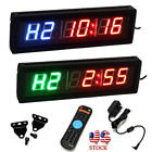 Mtf3257293 Unbranded Led Interval Training Timer Wall Clock Control For Gym