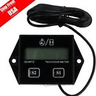 My09ektg75202 Digital Engine Tach Tachometer Hour Meter Gauge Inductive Racing Motorcycle