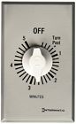 5-minute N-a Intermatic Spring Loaded Wall Timer Brushed Metal 078275184107