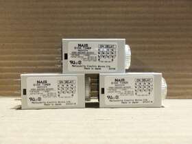 Sidx-a4c30s-ac120v Nais Adx11374 Lot Of 3 / S1dx Relay Timer 1-30 Sec.
